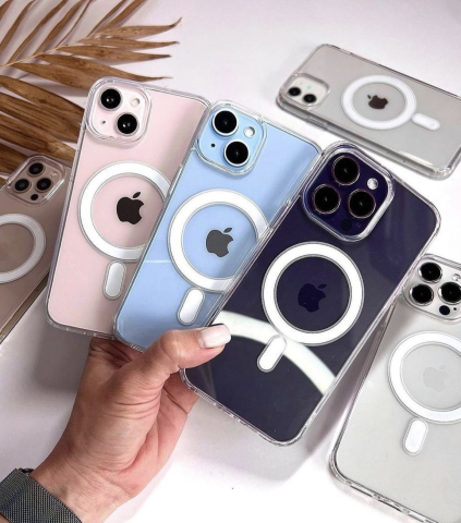 Husă MagSafe clear compatibila [1]