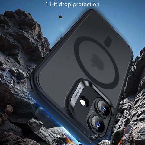 Husa ESR Classic Hybrid HaloLock iPhone 17 Frosted Black [2]