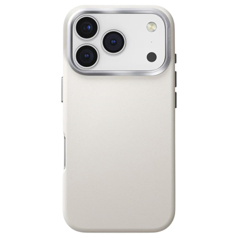 Husă iPhone 17 Pro UNIQ Lyden Leatherette – Gri [3]