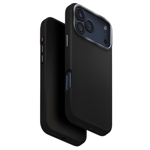 Accesorii GSM - Husă iPhone 17 Pro UNIQ Lyden Leatherette – Neagră