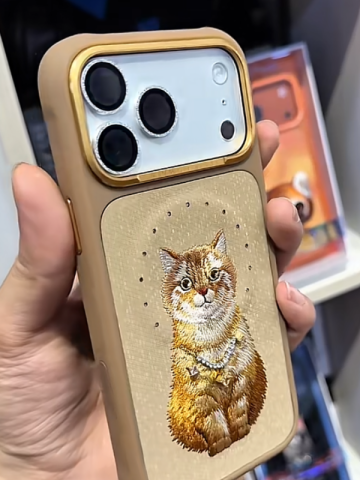 Husă Nimmy Lucky Fashion Cat iPhone 17 Pro Max MagSafe Maro [3]