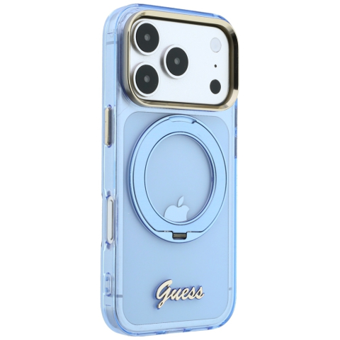 Accesorii GSM - Husă Karl Lagerfeld pentru iPhone 17 Pro Max / 18 Pro Max, compatibilă MagSafe, cu inel metalic de susținere