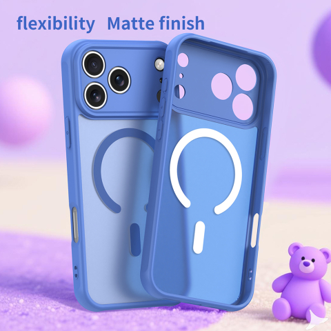 Accesorii GSM - Husă HaloFrost II MagSafe iPhone 18/17 Pro Max, Sky Blue