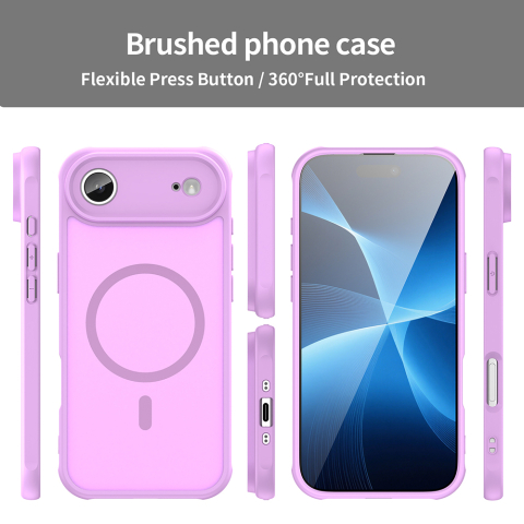 Accesorii GSM - Husa Techsuit HaloFrost II MagSafe iPhone 17 Air Pink
