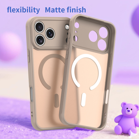 Accesorii GSM - Husă HaloFrost II MagSafe iPhone 18 Pro Max/ 17 Pro Max, Gold