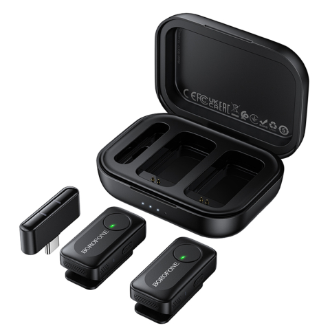 Accesorii GSM - Lavaliere wireless Borofone cu reducere zgomot ENC