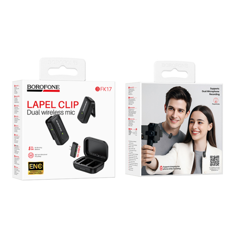 Lavaliere wireless Borofone cu reducere zgomot ENC [5]