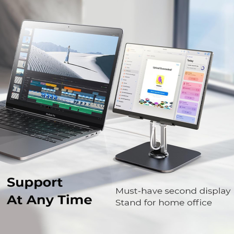 Suport pliabil pentru tabletă Lisen cu rotire la 360° [6]
