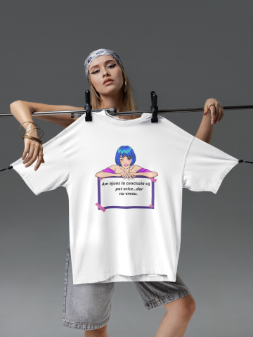 Produse in stoc - Tricou Roly alb unisex | Print DTF 150 g/m²