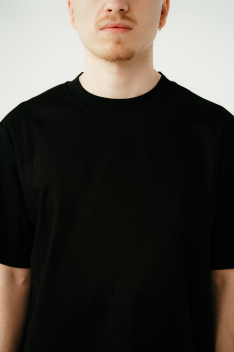 Tricou mmps® THE BLANK - Deep Black [5]