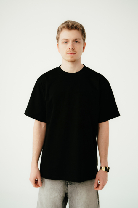 Tricou mmps® THE BLANK - Deep Black [4]