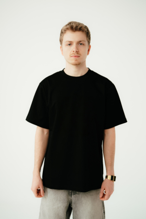 Tricou mmps® THE BLANK - Deep Black [3]