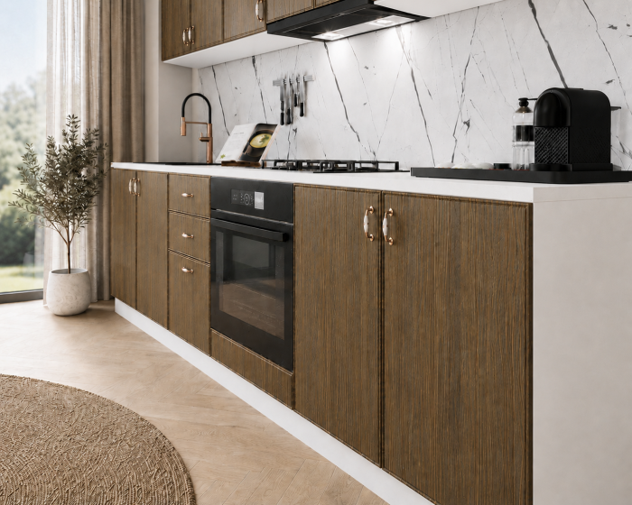 Bucatarie Belize  MDF 2.6 m Stejar Nocce [3]