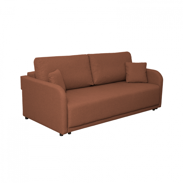 Canapea extensibila BER210S, 3 locuri, cu arcuri si lada depozitare, 210x110x90 cm - ExpoMob [2]