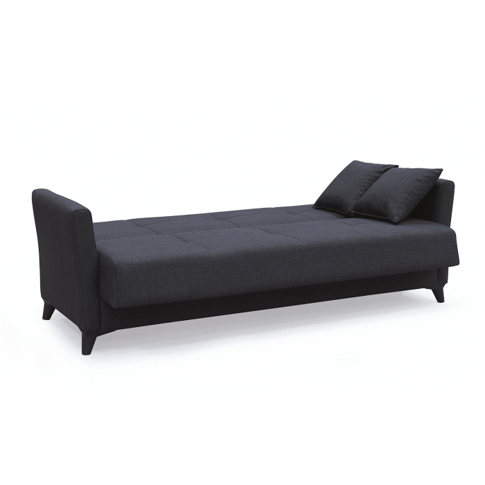 Canapea LOREN extensibila, 3 locuri, cu arcuri si lada depozitare, 203x85x85 cm - ExpoMob [3]