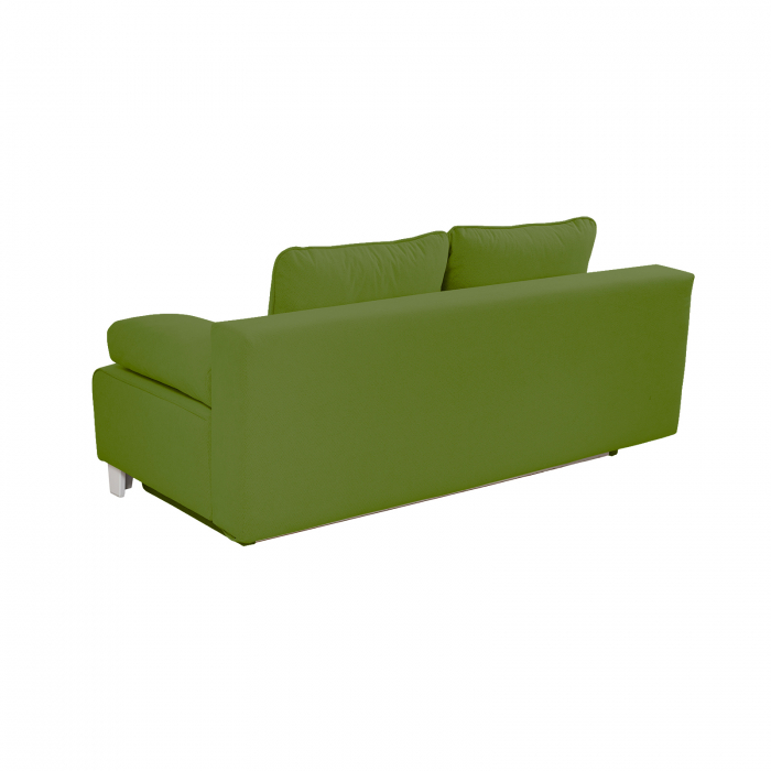Canapea extensibila YAS190, 3 locuri, cu arcuri si lada depozitare, verde deschis, 190x100x90 cm [6]
