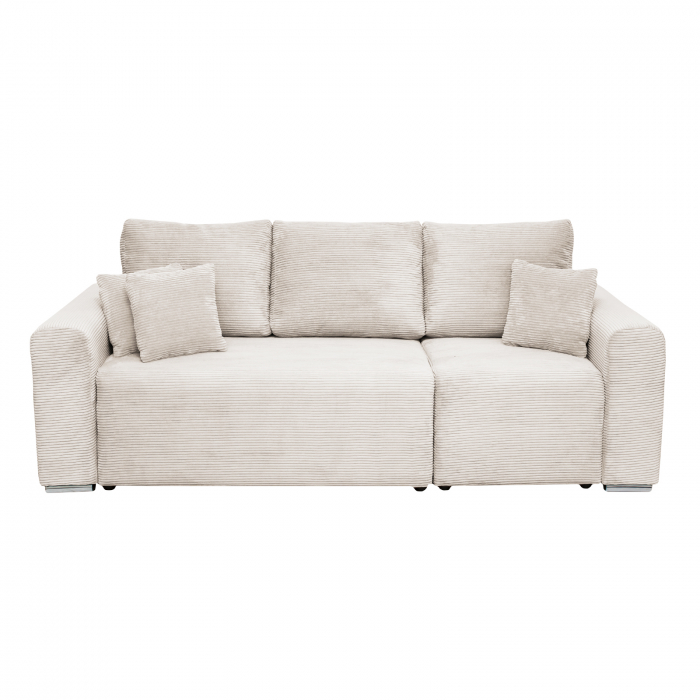 Coltar/Canapea extensibil BEG240, cu arcuri si lada depozitare, colt interschimbabil, 240x153x80 cm - ExpoMob [3]