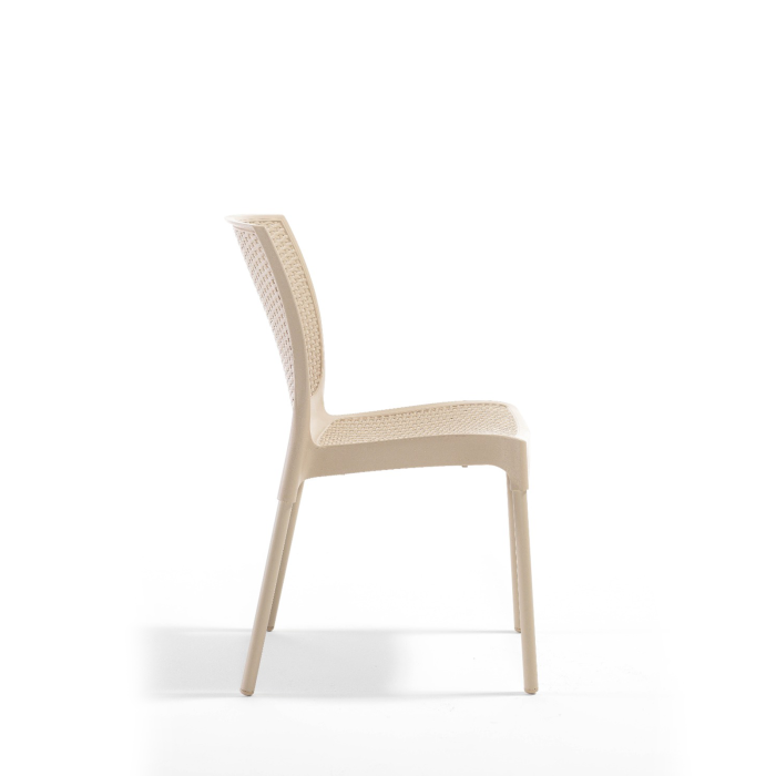 Scaun de gradina SUNNY, model ratan, antracit, 56x45x84 cm [3]