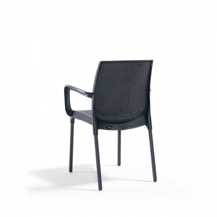 Scaun de gradina SUNSET, model ratan, 57x57x84 cm - Expomob [4]