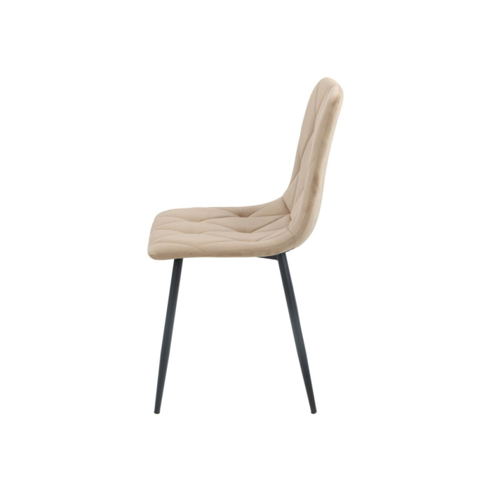 Scaun living tapitat SAVIER, bej, 44x55x87.5 cm [3]