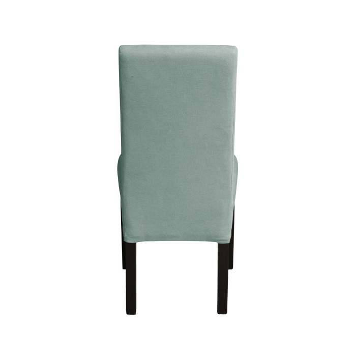 Set 2 scaune living TEO, picioare lemn wenge, stofa mint, 46x60x98 cm [4]