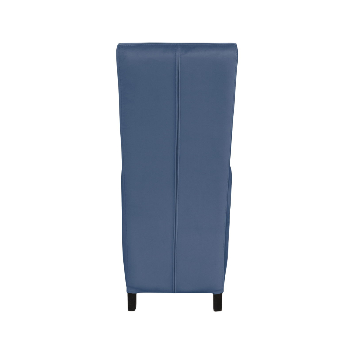 Set 2 scaune living VANESSA, picioare lemn wenge, stofa albastru deschis, 47x60x110 cm [4]