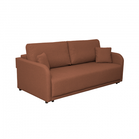 Canapea extensibila BER210S, 3 locuri, cu arcuri si lada depozitare, 210x110x90 cm - ExpoMob [1]