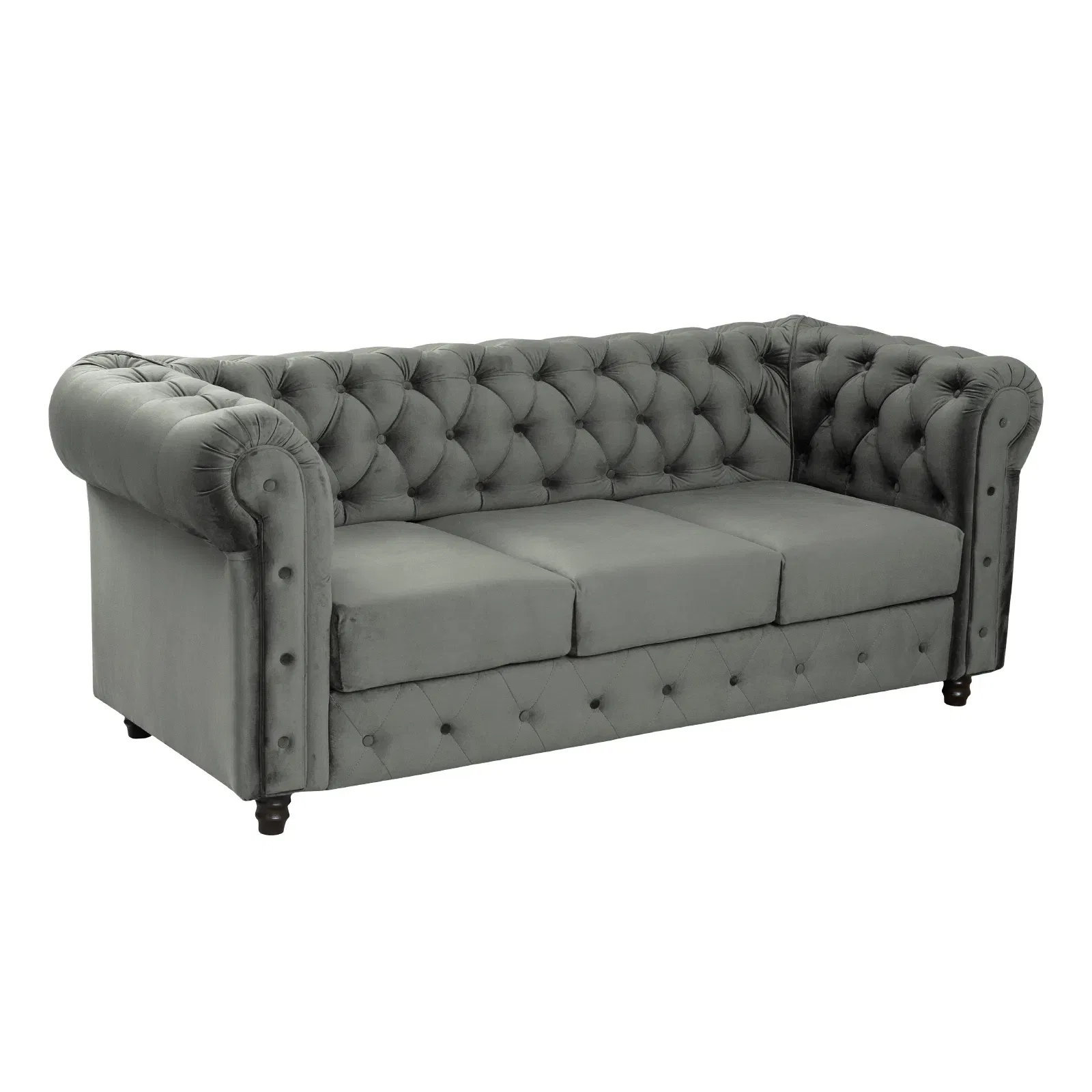 Canapea fixa CHE205, 3 locuri, cu arcuri, 205x90x80 cm - ExpoMob [1]
