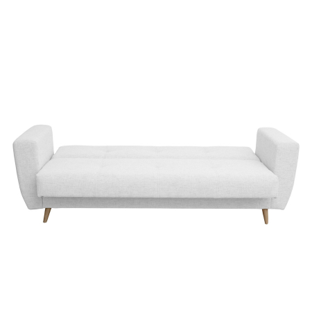 Canapea extensibila SIE230, 3 locuri, cu arcuri si lada depozitare, gri deschis, 230x87x92 cm [2]