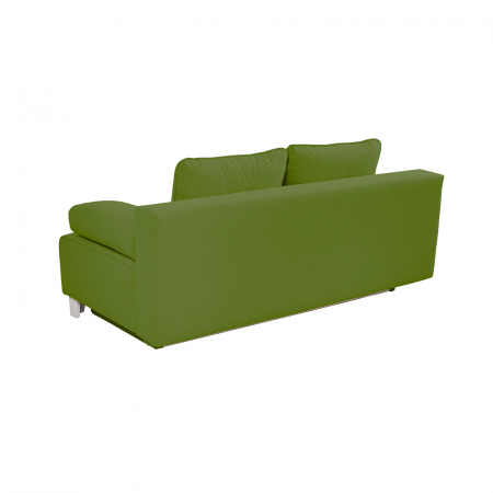 Canapea extensibila YAS190, 3 locuri, cu arcuri si lada depozitare, verde deschis, 190x100x90 cm [5]