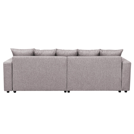 Coltar extensibil FEL266, cu arcuri si lada depozitare, colt interschimbabil, bej, 266x165x90 cm [3]