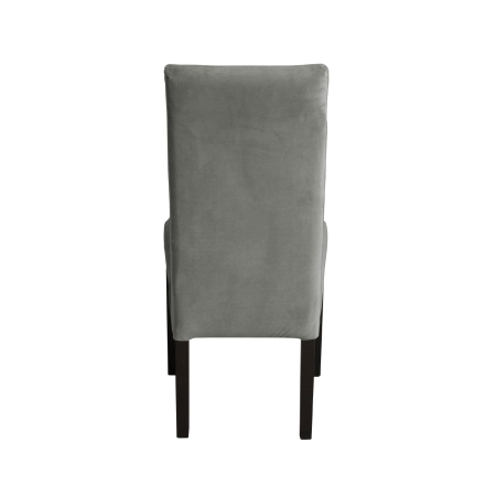 Produs în România - Set 2 scaune living TEO LUX, picioare lemn wenge, stofa bej, 46x60x98 cm