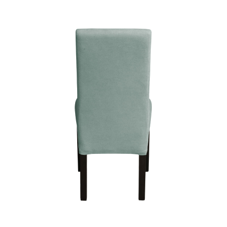 Produs în România - Set 2 scaune living TEO, picioare lemn wenge, stofa mint, 46x60x98 cm