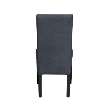 Produs în România - Set 2 scaune living TEO, picioare lemn wenge, stofa z albastru, 46x60x98 cm