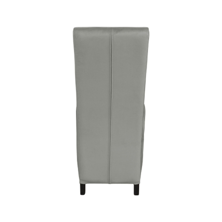 Produs în România - Set 2 scaune living VANESSA, picioare lemn wenge, stofa bej, 47x60x110 cm