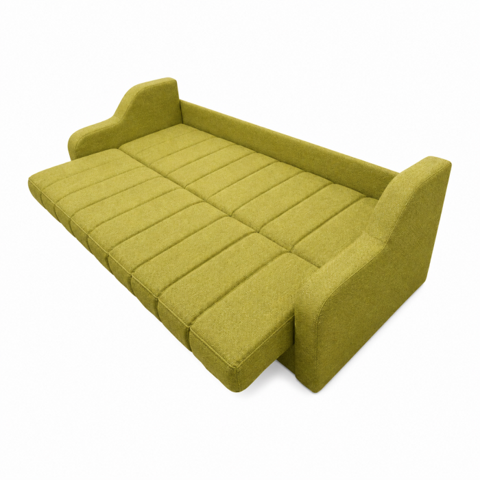 Canapea ALEX extensibila, 3 locuri, cu lada de depozitare, stofa mov, 220x90x90 [3]