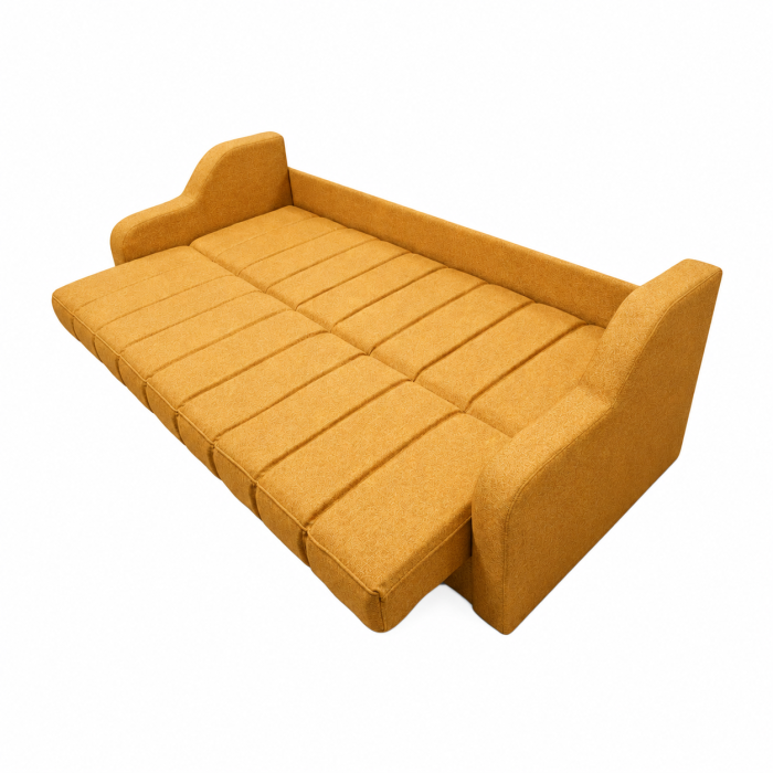 Canapea ALEX extensibila, 3 locuri, cu lada de depozitare, stofa mov, 220x90x90 [3]