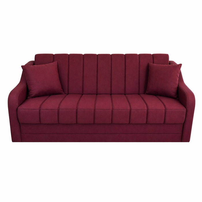 Canapea ALEX extensibila, 3 locuri, cu lada de depozitare, stofa mov, 220x90x90 [4]