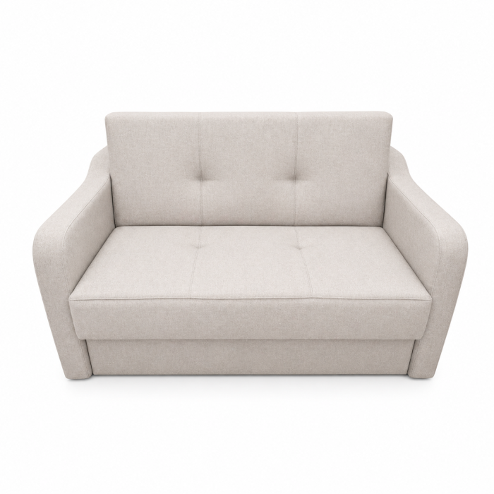 Canapea SAMY extensibila, 2 locuri, cu lada de depozitare, stofa albastru, 152x100x92 [7]