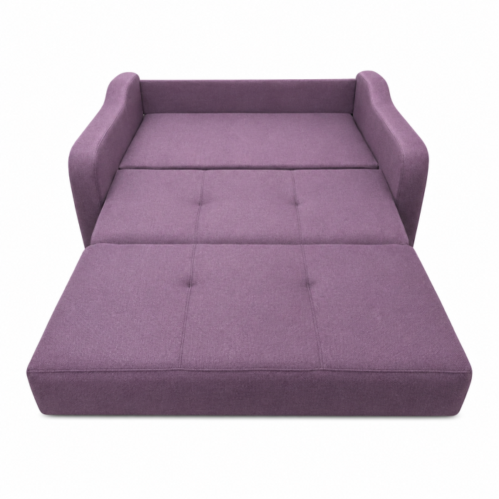 Canapea SAMY extensibila, 2 locuri, cu lada de depozitare, stofa albastru, 152x100x92 [5]