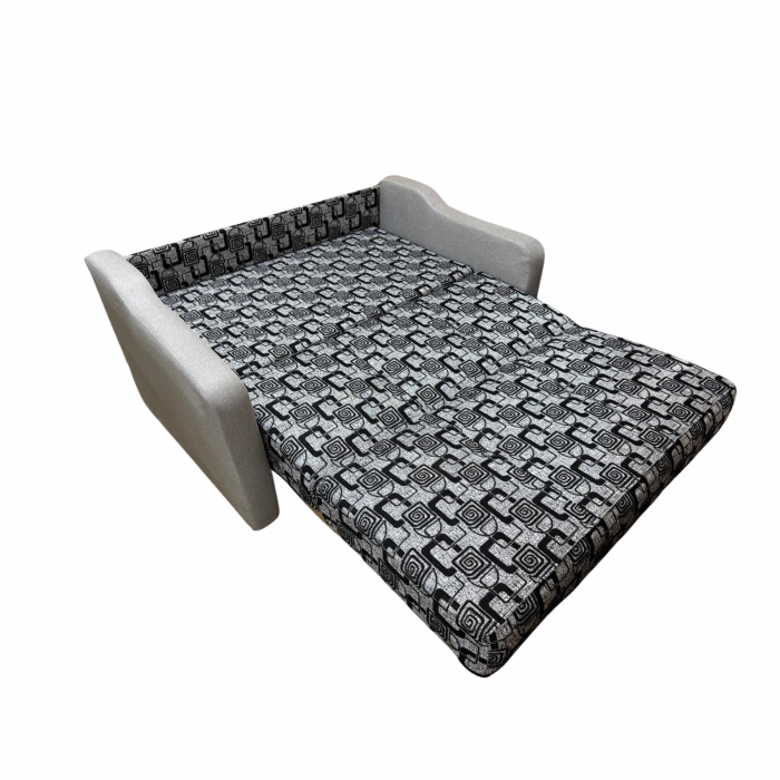 Canapea SAMY extensibila, 2 locuri, cu lada de depozitare, stofa albastru, 152x100x92 [5]
