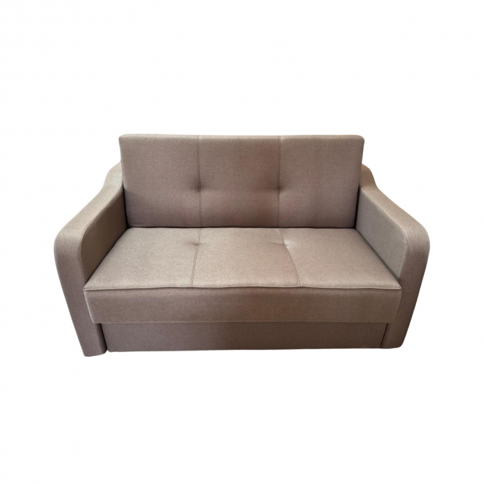 Canapea SAMY extensibila, 2 locuri, cu lada de depozitare, stofa albastru, 152x100x92 [4]