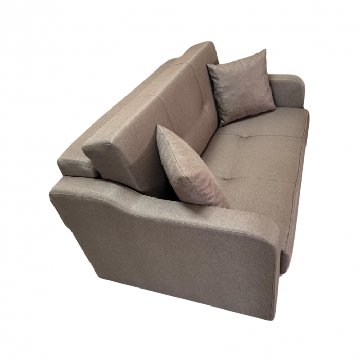Canapea SAMY extensibila, 2 locuri, cu lada de depozitare, stofa albastru, 152x100x92 [3]