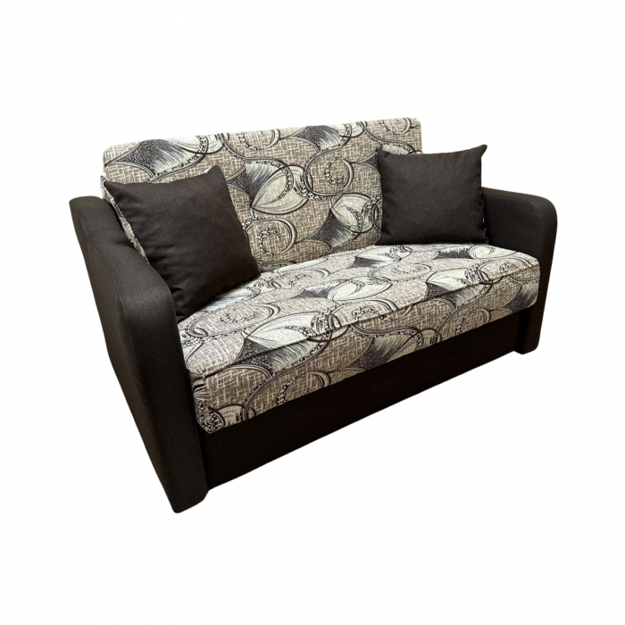 Canapea SAMY extensibila, 2 locuri, cu lada de depozitare, stofa albastru, 152x100x92 [3]