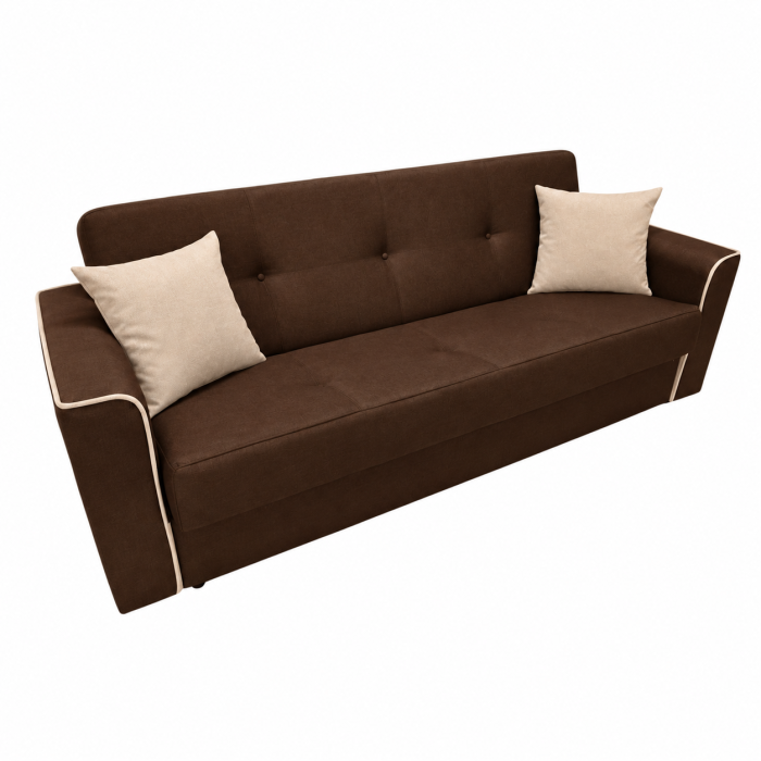 Canapea VERA extensibila, 3 locuri, lada de depozitare, stofa rosu bordo, 225x90x90 [31]