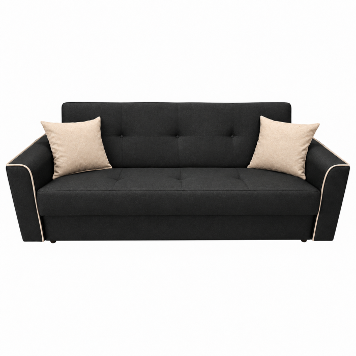 Canapea VERA extensibila, 3 locuri, lada de depozitare, stofa rosu bordo, 225x90x90 [10]