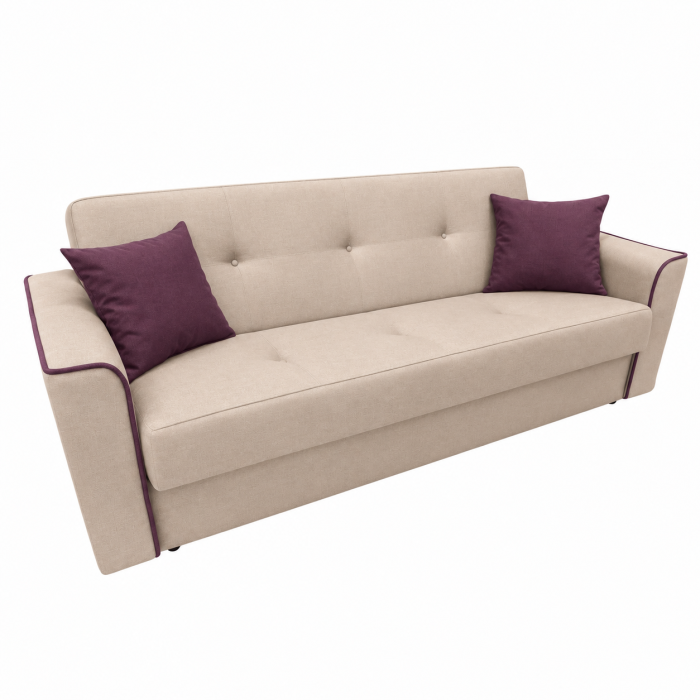 Canapea VERA extensibila, 3 locuri, lada de depozitare, stofa rosu bordo, 225x90x90 [16]
