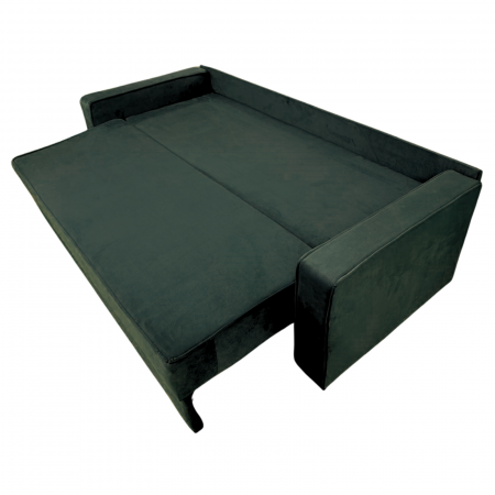Canapea LARISA extensibila, 3 locuri, lada de depozitare, catifea bleumarin, 220x95x85 [4]