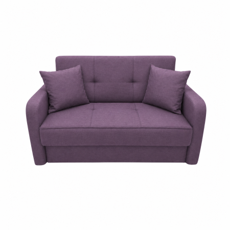 Canapele - Canapea SAMY extensibila, 2 locuri, cu lada de depozitare, stofa albastru, 152x100x92