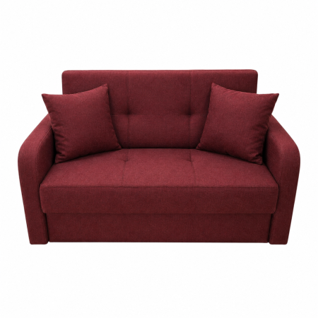 Canapele - Canapea SAMY extensibila, 2 locuri, cu lada de depozitare, stofa albastru, 152x100x92
